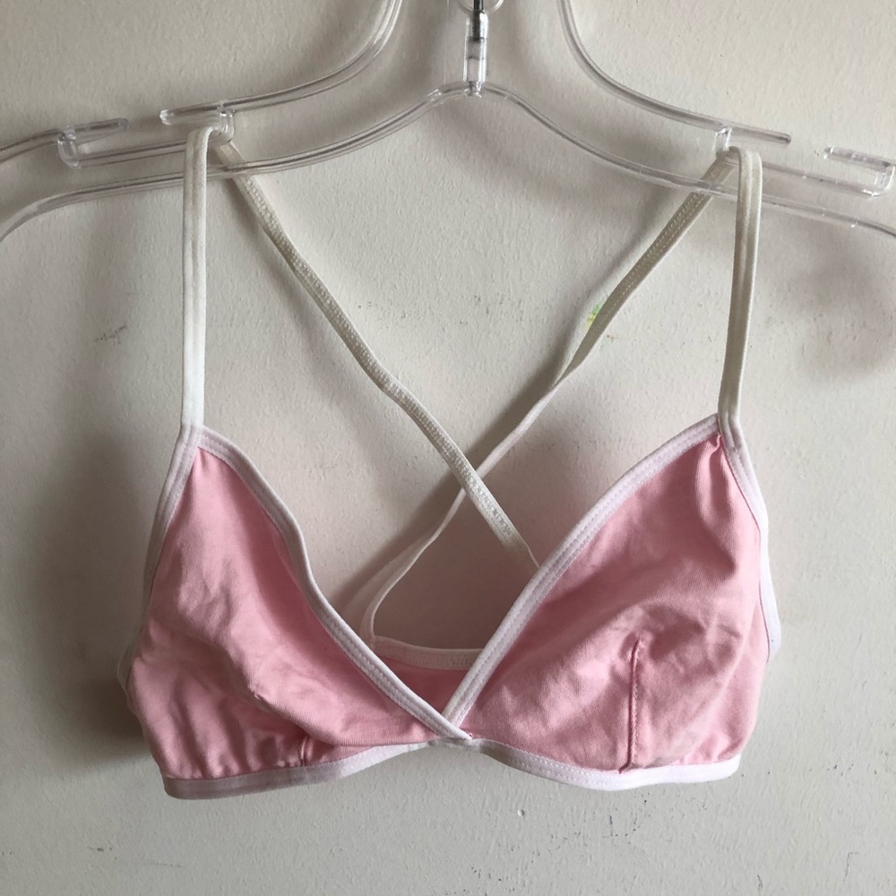 Pink thin bralette
